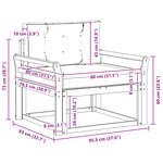 vidaXL Sofa de milieu extérieur Polyester Blanc