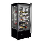 Vitrine réfrigérée 4 faces vitrées pour chocolat - combisteel - r290 - acier inoxydable400 800x660x1870mm