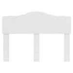 vidaXL Tête de lit Blanc Brillant 120 cm Bois d'ingénierie