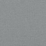 vidaXL Canapé 2 places avec oreillers gris clair 140 cm tissu