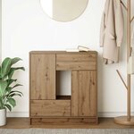 vidaXL Buffet avec tiroirs et portes chêne artisanal 70 5x34x74 5 cm