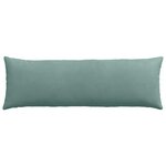 vidaXL Coussins de canapé 2 Pièces Vert Mer 120 x 40 cm