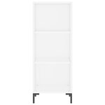 vidaXL Buffet haut Blanc 34 5x34x180 cm Bois d'ingénierie