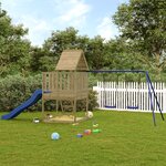 vidaXL Aire de jeux d'extérieur bois de pin imprégné
