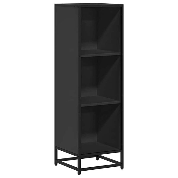 vidaXL Bibliothèque noir 33 5x33x107 5 cm bois d'ingénierie