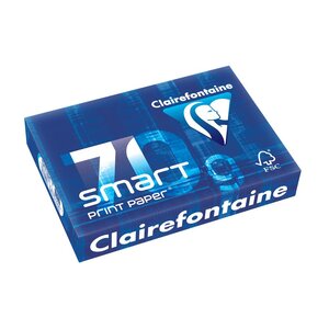 Ramette 500 Feuilles Smart 70g A4 210x297 mm Blanc CLAIREFONTAINE