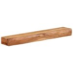 vidaXL Étagères murales 2 Pièces 80x17x8 cm bois massif d'acacia