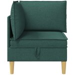 vidaXL Sofa avec rangement Tissu