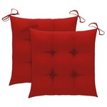 Vidaxl mobilier à dîner d'extérieur pliable avec coussin 3 pièces teck