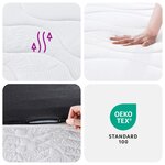 vidaXL Matelas à ressorts bonnell moyen 90x200 cm
