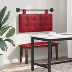 vidaXL Tête de lit suspendue Bordeaux Simili cuir