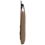 vidaXL Tête de lit suspendue Avec lumière LED Cappuccino Simili cuir