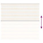 vidaXL Store zèbre beige marbré largeur du tissu 150 9 cm polyester