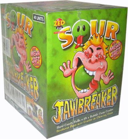 Jawbreaker Sour (Boîte de 40 pièces)
