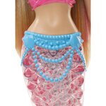 Barbie poupée sirène avec lumières arc-en-ciel dhc40