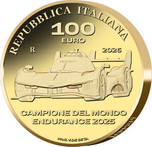 Monnaie SPIRIT OF FERRARI 1 Oz Or 100€ Euro Italy 2026 (PRÉCOMMANDE)