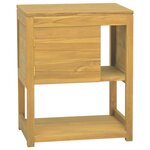 vidaXL Armoire de salle de bain 60x40x75 cm bois de teck solide