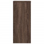 vidaXL Supports pour plantes 2 Pièces chêne marron bois d'ingénierie