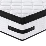 vidaXL Matelas à ressorts ensachés moyen plus 140x190 cm