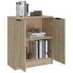 vidaXL Buffet Chêne sonoma 60x30x70 cm Bois d'ingénierie