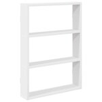 vidaXL Étagère murale blanc 43x9x60 cm bois d'ingénierie