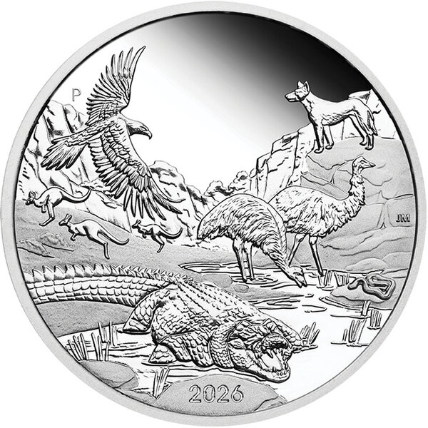 Monnaie OUTBACK Wonders of Australia 1 Oz Argent 1$ Australia 2026