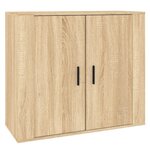 vidaXL Buffets 3 Pièces Chêne sonoma Bois d'ingénierie