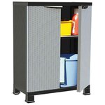 vidaXL Armoire en plastique 68x39x92 cm Design de rotin