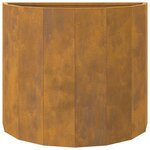 vidaXL Jardinière Rouillé 60 x 30 x 50 cm