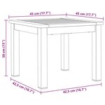 vidaXL Ensemble de repas extérieur 3 Pièces Bois de teck solide
