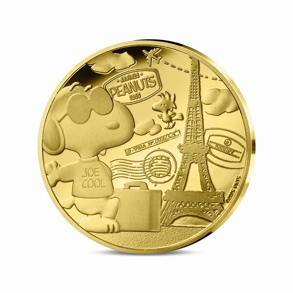Snoopy - Monnaie de 50€ Or 1/4 Oz