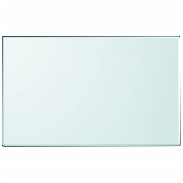 vidaXL Dessus de table rectangulaire en verre trempé 1000 x 620 mm