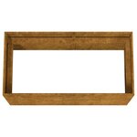 vidaXL Jardinière 80x40x40 cm acier corten