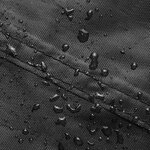 vidaXL Housse pour mobilier d'extérieur Noir 305 x 190 x 85 cm 210D