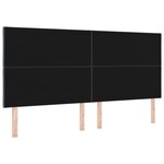 vidaXL Tête de lit en velours gris foncé avec un design en blocs de diamant - 200cm