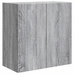 vidaXL Armoire Murale 59 x 31 x 60 cm Bois d'ingénierie Sonoma gris