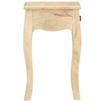 vidaXL Table de chevet 28x28x46 cm Bois de manguier massif