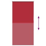 vidaXL Store enrouleur occultant rouge largeur du tissu 60 7 cm