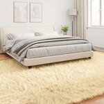 vidaXL Tapis en fausse Tafalla Crème 240 x 340 cm Polyester