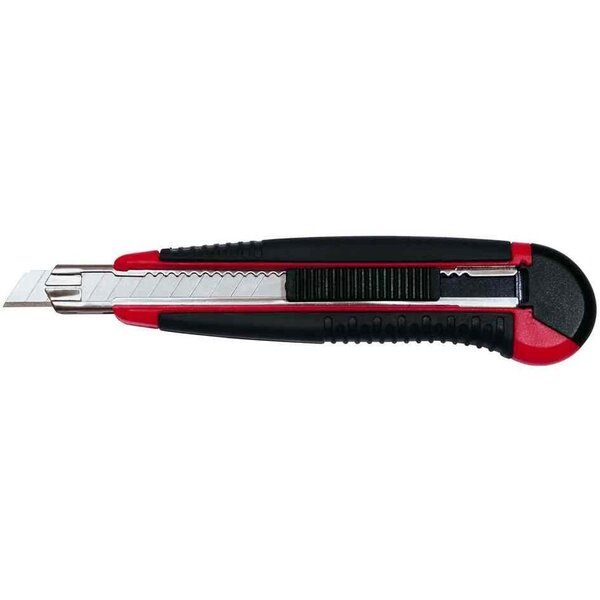 cutter professionnel Auto-Load  lame: 18 mm  noir/rouge WEDO