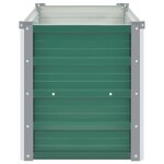 vidaXL Lit surélevé de jardin Acier galvanisé 160x40x45 cm Vert