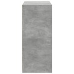 vidaXL Buffet gris béton 70x41x93 cm bois d'ingénierie