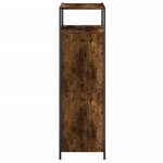 vidaXL Armoire à chaussures chêne fumé 60x34x112 cm bois d'ingénierie