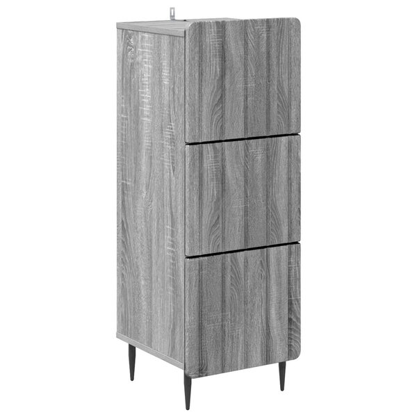 vidaXL Armoire à tiroirs 33 x 34 5 x 92 cm Bois d'ingénierie