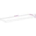 vidaXL Étagère murale rectangulaire massif acacia bordure assortie