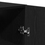 Meuble murale vidaXL Chêne noir 60x31x60 cm Bois d'ingénierie