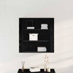 vidaXL Meuble mural Chêne noir 80 x 33 x 80 cm Bois d'ingénierie