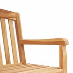 vidaXL Banc en Bois Sculpté en Rose 114 x 60 5 x 95 cm Naturel