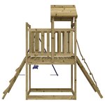 vidaXL Aire de jeux d'extérieur bois de pin imprégné