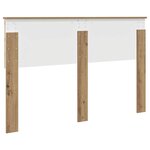 vidaXL Tête de lit Chêne artisanal 140 cm Bois d'ingénierie
